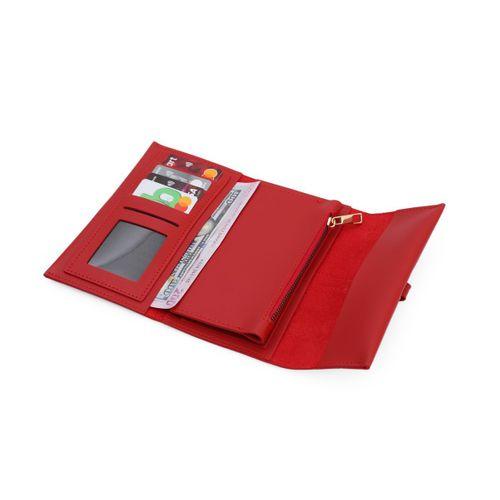 PRS Kadın Cüzdan Soft Dokulu Yumuşak Deri Cep Telefon ve Para Bölmeli Bayan Kartlık Yağmur Model