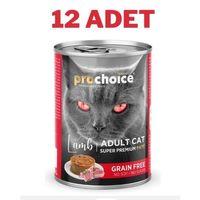 ProChoice Adult Cat Lamb Pate Kuzulu Kedi Konservesi 12x400 gr