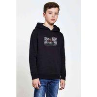 Anime 4k One Piece Naruto Baskılı Unisex Çocuk Kapüşonlu Siyah Sweatshirt
