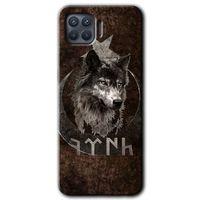 Oppo Reno 4 Lite Kılıf HD Desen Baskılı Arka Kapak - Bozkurt Göktürk + Kırılmaz Cam