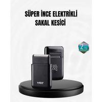 Taşınabilir Elektrikli Tıraş Makinesi Usb Şarjlı 5w Motor Ve 0.3 Mm Hassas Kesim