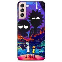 Samsung Galaxy S21 Plus Uyumlu Kılıf Rick And Morty (46) Core Armor Kılıf Decoy Ricks