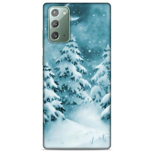 Samsung Galaxy Note 20 Kılıf Snowix (36) Glitter Kılıf Beyaz Yeşil