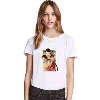 Stranger Things Eleven Dustin Demogorgon Baskılı Beyaz Kadın Tshirt