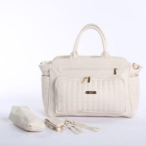 M&Y M&Y Juno Deri Anne Bebek Bakım Çantası 7281 Krem