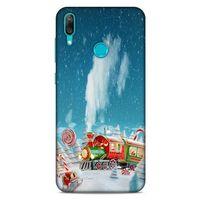 Huawei Y7 2019 Kılıf Snowix (11) Tam Koruma Yeşil Kırmızı