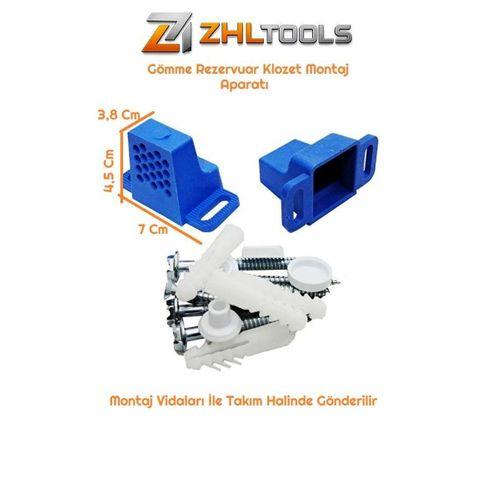 Zhltools Asma Klozet Montaj Aparatı Çektirmeli Duvara Sıfırlama