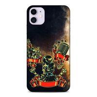 Lopard Apple Iphone 11 Uyumlu Kılıf Tattoo's (16) Kalın Kılıf Karışık