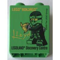 Legoland Discovery Centre 2019 Ninjago Lloyd Pattern Duplo Brick 1x2x2