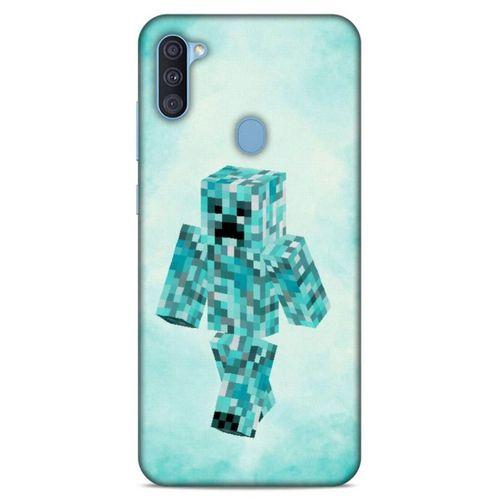 Lopard Samsung Galaxy A11 Uyumlu Kılıf PiXel (47) Crystal Flex Kılıf Diamond Creeper