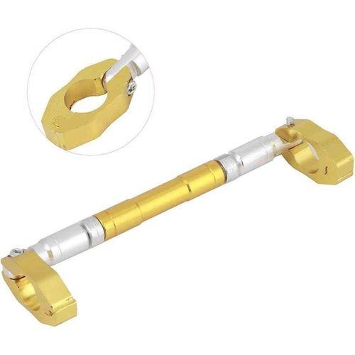 SEVGENT 22Mm Alüminyum Alaşımlı Uzunluğu Ayarlanabilir Gidon Dengeleyici Bar Sarı