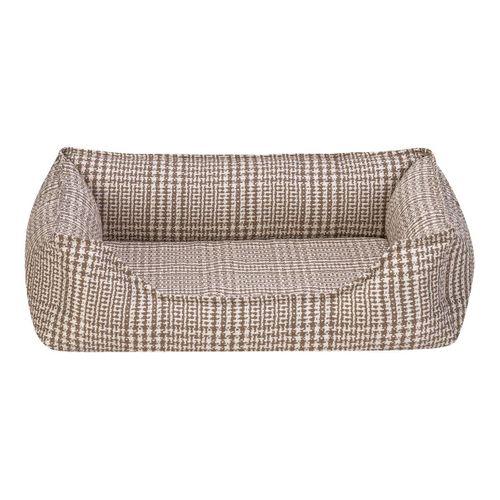 Pet Comfort Delta  Bej Kareli Kedi ve Köpek Yatağı XS 55x45cm