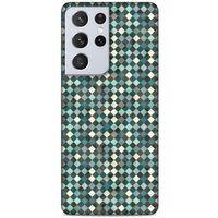 Lopard Samsung Galaxy S21 Ultra Uyumlu Kılıf Geometrix (72) Tam Koruma Kılıfı
