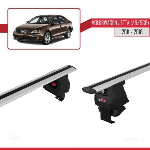 Volkswagen Jetta (A6/5C6) 2011-2018 Arası ile uyumlu ACE-4 Ara Atkı Tavan Barı GRİ