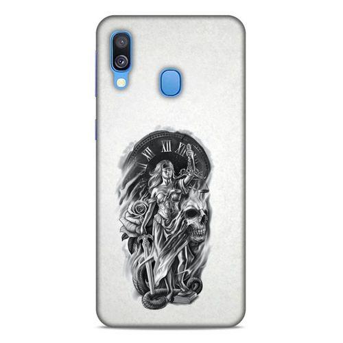 Lopard Samsung Galaxy A40 Uyumlu Kılıf Tattoo's (44) Tough Armor Kılıf Terazi
