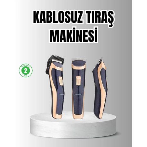 Unisex Şarjlı Saç Ve Sakal Tıraş Makinesi – Ayarlanabilir Tarak Başlıkları, Sessiz Motor