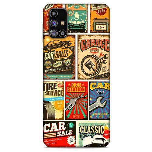 Retro (19) Desen Kılıfları Renkli Samsung Galaxy M31s Kılıf