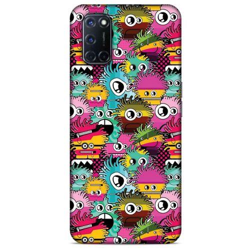 Graffitix (35) Desenli Silikon Kapak Oppo A92 Kılıf