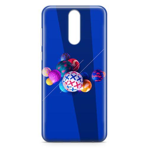 Huawei Mate 10 Lite Kılıf 3D Toplar Arka Kapak Koruma Desenli Full Koruyucu