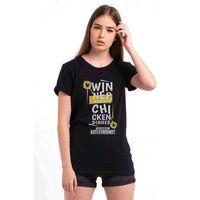 Pubg Winner Winner Baskılı Siyah Kadın Tshirt