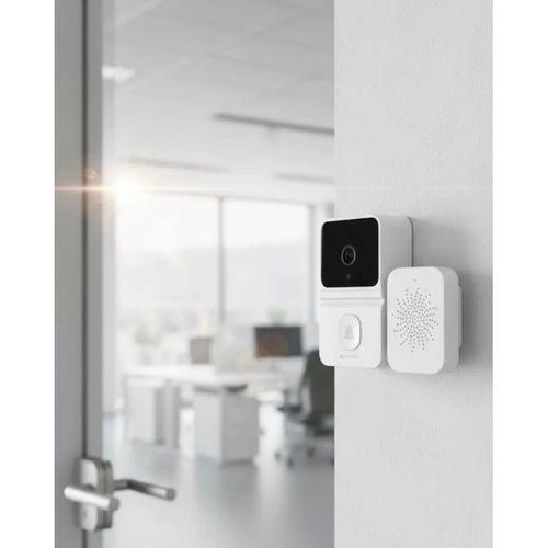 Akıllı Ev Uyumlu Kapı Zili 800mah Bataryalı Gece Görüşlü