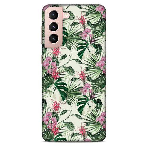 Lopard Samsung Galaxy S21 Uyumlu Kılıf Botanix (37) Silicone Cover