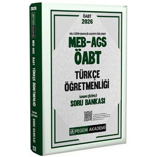 2026 ÖABT MEB AGS Türkçe Öğretmenliği Soru Bankası Pegem Yayınları