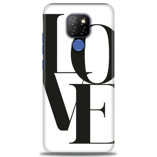 General Mobile GM 20 Kılıf HD Baskılı Kılıf - Love + Tam Ekran Koruyucu