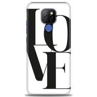 General Mobile GM 20 Kılıf HD Baskılı Kılıf - Love + Tam Ekran Koruyucu