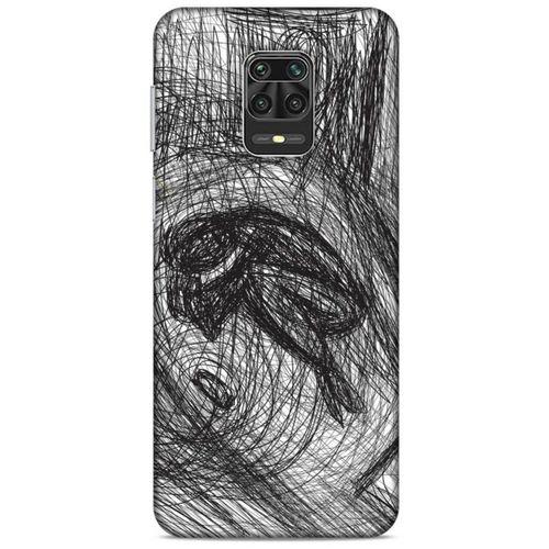 Xiaomi Redmi Note 9 Pro Kılıf Depresyon (37) Silicone Cover Sarı Lacivert