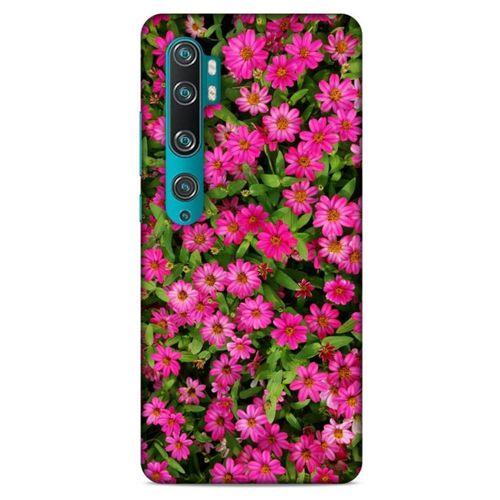 Lopard Xiaomi Mi Note 10 Pro Uyumlu Kılıf Bahar (40) Fit Silikon Kılıf Koyu Pembe
