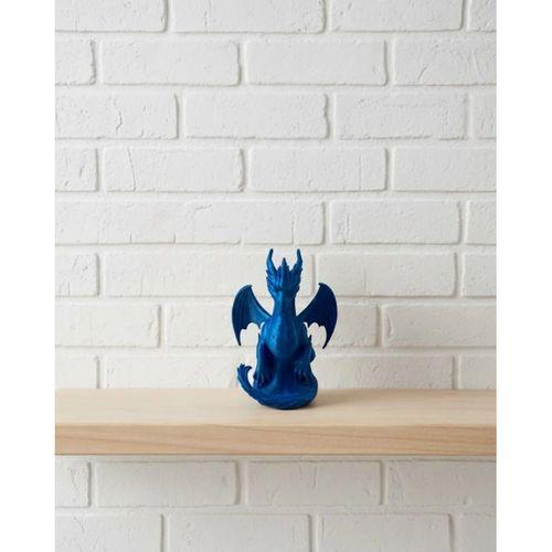 12 Cm Mavi Ejderha Figürü Koleksiyonluk Dekoratif Biblo