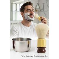 Premium Tıraş Fırçası - %100 Domuz Kılı - Yoğun Köpük, Pürüzsüz Tıraş