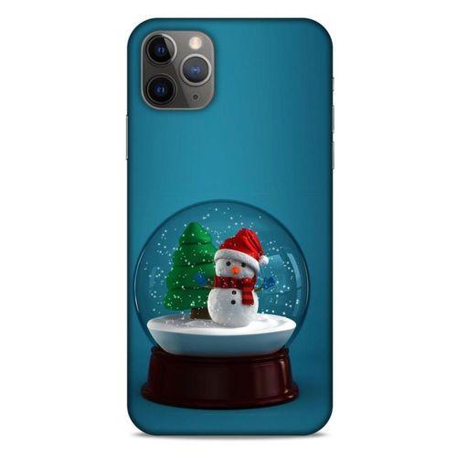 Apple Iphone 11 Pro Max Kılıf Snowix (12) Koruyucu Silikon Yeşil Beyaz