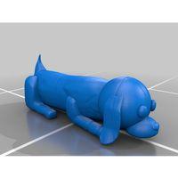 Köpek Peluş Yüksek Çözünürlük 3D Baskı (Bu ürün Sadece Plastik parçadır - Almadan Önce Soru Sorabilirsiniz)