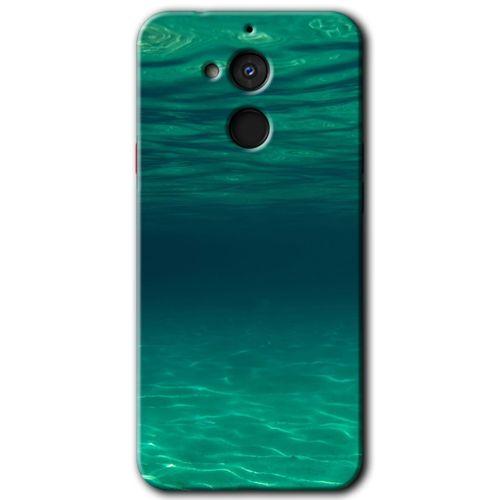 General Mobile GM 8 Kılıf HD Desen Baskılı Arka Kapak + Temperli Cam - Derin Deniz