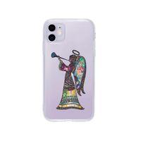 iPhone 11 Mandala Melek Kız Premium Şeffaf Telefon Kılıfı