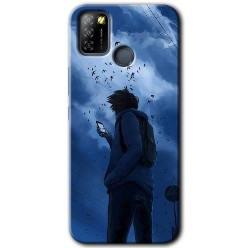 İnfinix Smart 5 Kılıf HD Desen Baskılı Arka Kapak - Sonbahar Yalnızlığı