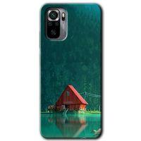 BeRa Aksesuar Xiaomi Redmi Note 10s Kılıf Baskılı Kapak - House In Woods +Tam Kaplayan Mat Seramik