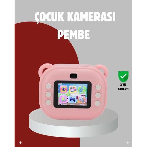 Anında Baskı Özellikli Çocuk Kamerası – 24mp Hd Çift Lens, 32gb Hafıza Ve Oyun Modu