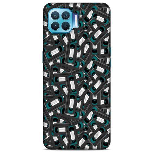 Retro (26) Desen Tpu Silikon Kılıf Renkli Oppo Reno 4 Lite Kılıf