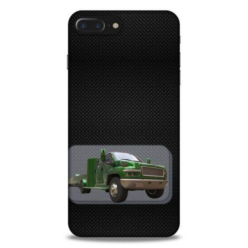 Lopard Apple Iphone 8 Plus Uyumlu Kılıf PickUpX (25) Antişok Kapak Koyu Yeşil