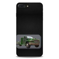 Lopard Apple Iphone 8 Plus Uyumlu Kılıf PickUpX (25) Antişok Kapak Koyu Yeşil