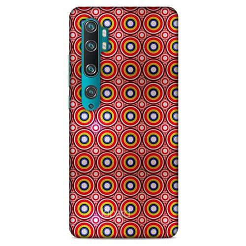 Xiaomi Mi Note 10 Kılıf Pastel Renkler (40) Fit Silikon Kılıf Yeşil Kırmızı