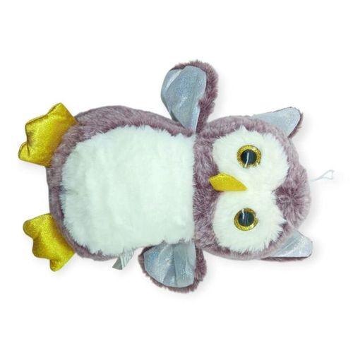 Sevimli Peluş Baykuş 25 cm - Mor