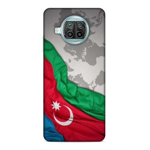 Xiaomi Mi 10T Lite 5G Uyumlu Kılıf Azarbaijan (16) Kalın Kılıf Harita Bayrak