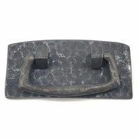 Antika Tarz Dekoratif Pirinç Otantik Dövme Kapı Kulbu - 45x90 Mm, Oksit