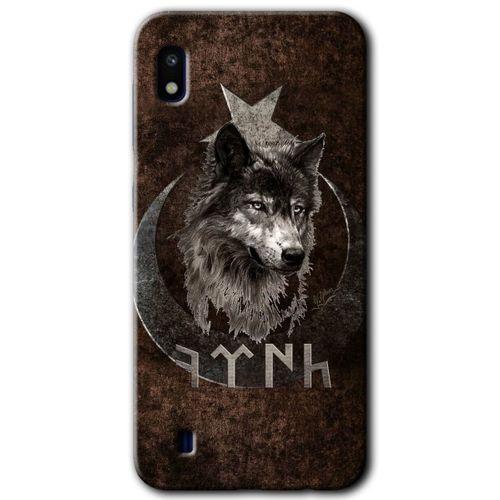 Galaxy A10 Kılıf HD Desen Baskılı Arka Kapak - Bozkurt Göktürk