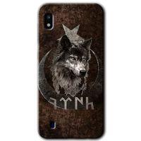 Galaxy A10 Kılıf HD Desen Baskılı Arka Kapak - Bozkurt Göktürk