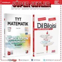 3D TYT Matematik Deneme ve AKM Dil Bilgisi Soru Bankası Seti 2 Kitap